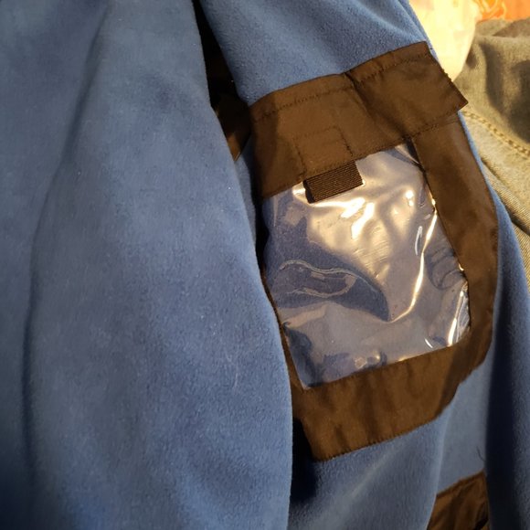 Starter Jacket 3 in 1 Men's Large 42-44 Removable Hood Blue & Gray NEW - Picture 15 of 15